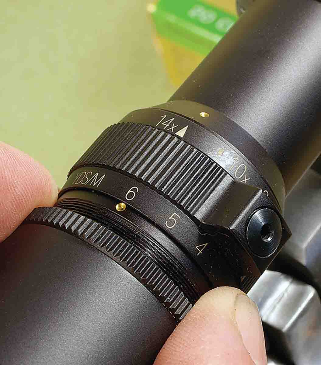 A scope that tops out at 14x offers plenty of magnification for rifles chambered for cartridges like the .223 Remington.